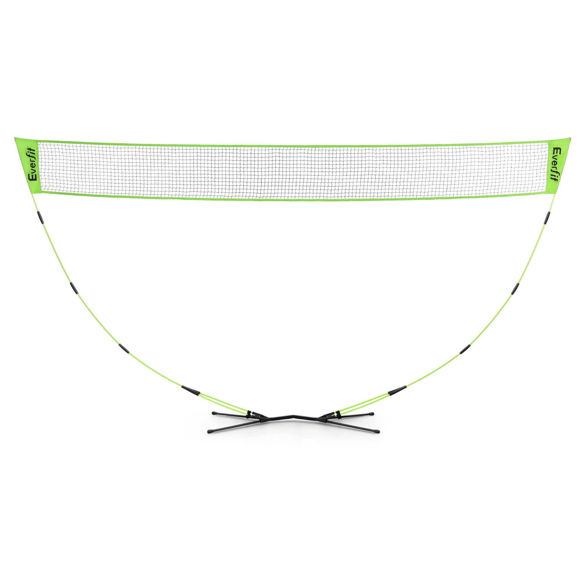 Everfit 3M Badminton Tennis Net Portable Volleyball Kit Yellow-Sports &amp; Fitness > Ball Sports > Netball &amp; Netball Accessories-PEROZ Accessories
