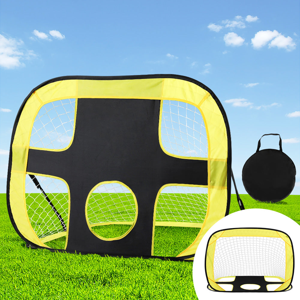 Everfit Portable Football Net Soccer Goal Rebound Target Hitter Training-Sports &amp; Fitness &gt; Fitness Accessories-PEROZ Accessories