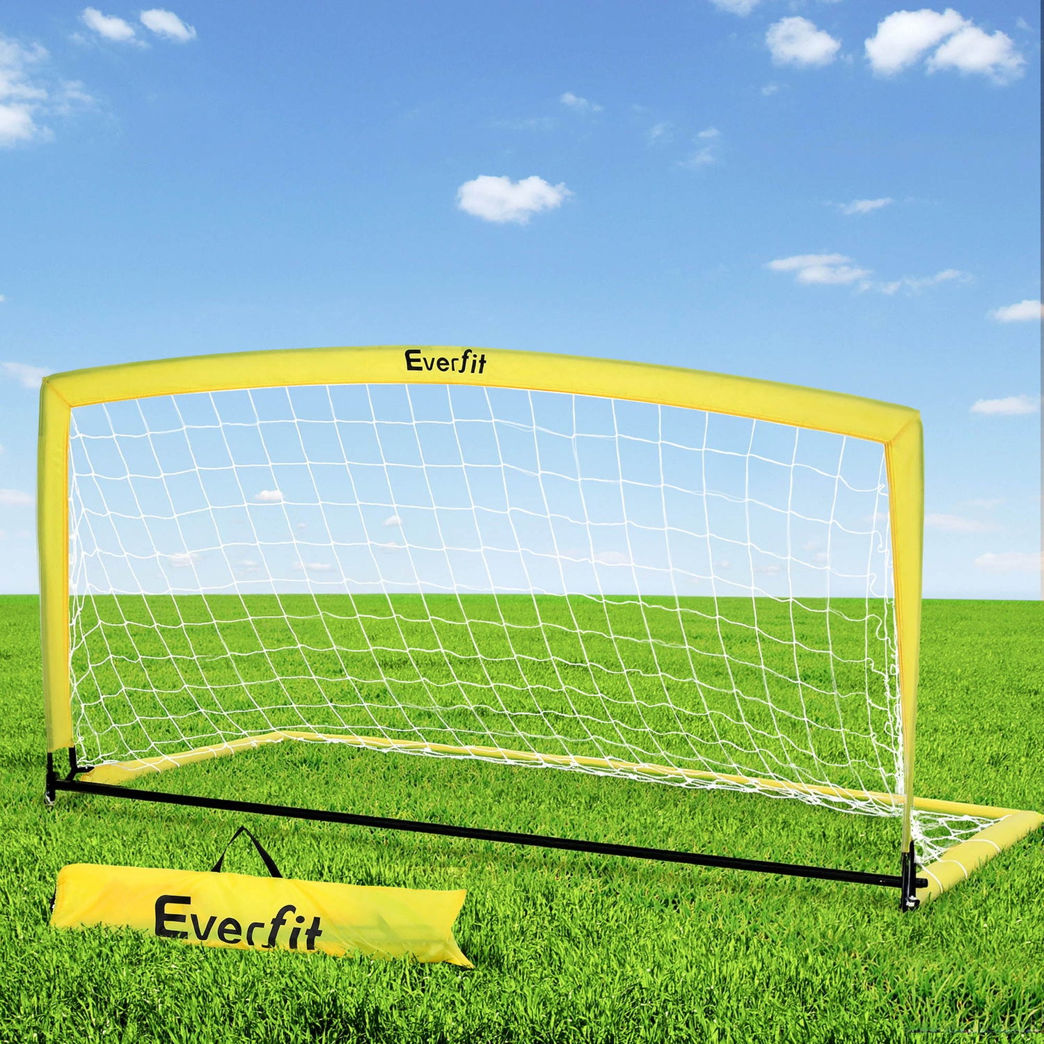Everfit 2m Football Soccer Net Portable Goal Net Rebounder Sports Training-Sports &amp; Fitness > Ball Sports > Soccer &amp; Soccer Accessories-PEROZ Accessories