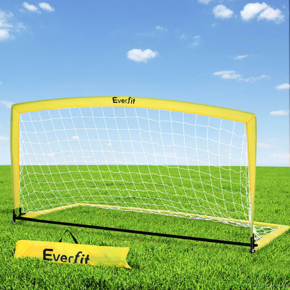 Everfit 2m Football Soccer Net Portable Goal Net Rebounder Sports Training-Sports &amp; Fitness > Ball Sports > Soccer &amp; Soccer Accessories-PEROZ Accessories