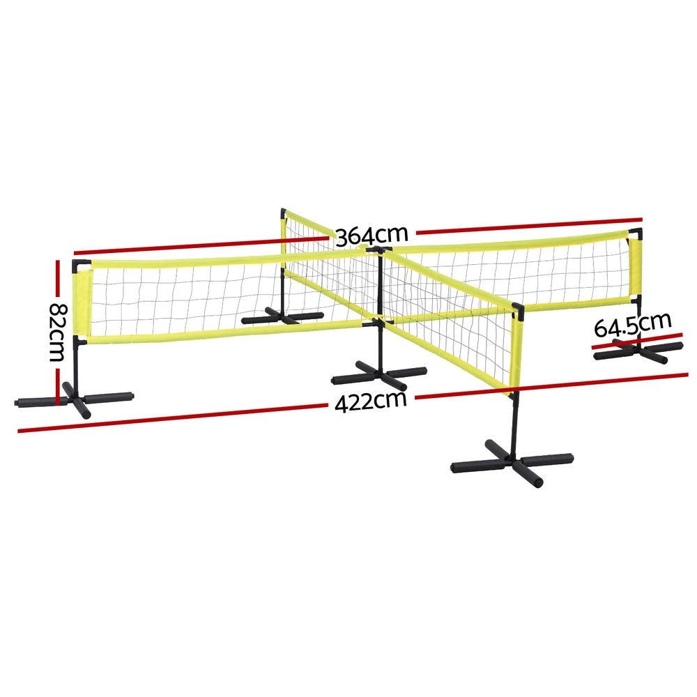Everfit Water Volleyball Net Set Portable Swimming Pool Nets Game Four Square-Sports &amp; Fitness &gt; Fitness Accessories-PEROZ Accessories