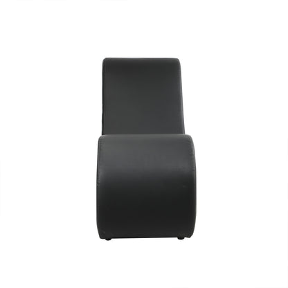 Oikiture Tantra Sofa Love Seat Chaise Lounge Couples Yoga Bed Black-Sofa-PEROZ Accessories