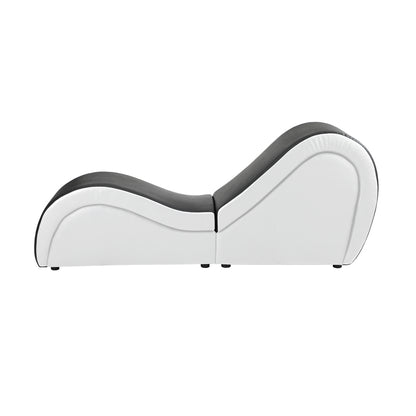 Oikiture Tantra Sofa Love Seat Chaise Lounge Couples Yoga Bed BK &amp; WH-Sofa-PEROZ Accessories