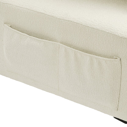 Oikiture 4 Seater Chenille Modular Sofa Adjustable Armrest Ottoman-Sofa-PEROZ Accessories