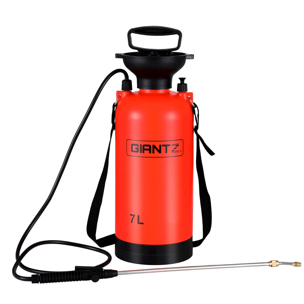Giantz Weed Sprayer Pressure 7L Shoulder Garden Spray-Home &amp; Garden &gt; Garden Tools &gt; Herbicides-PEROZ Accessories