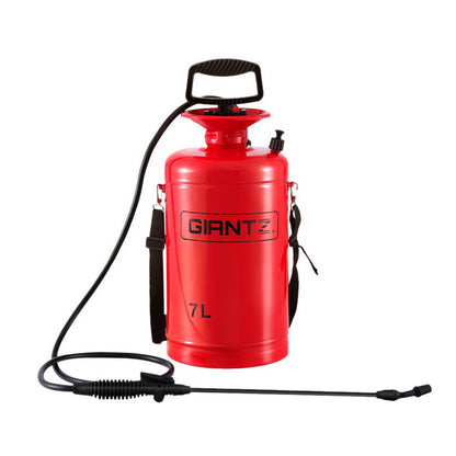 Giantz Weed Sprayer Pressure 7L Shoulder Pesticide Metal-Home &amp; Garden &gt; Garden Tools &gt; Gardening Accessories-PEROZ Accessories