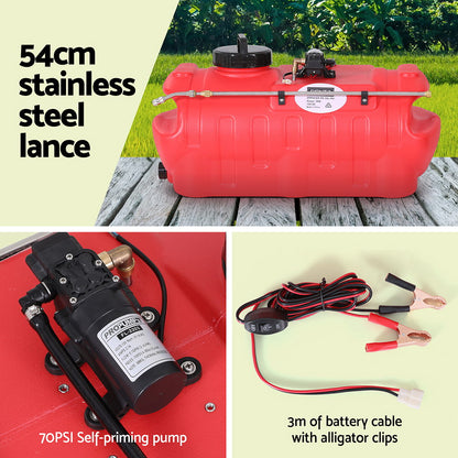 Giantz 50L Weed Sprayer Boom Pump Spot Spray-Home &amp; Garden &gt; Garden Tools &gt; Herbicides-PEROZ Accessories