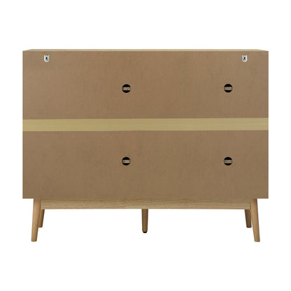 Oikiture Shoe Rack Shoes Storage Cabinet Sideboard Organiser Rattan Furniture-Shoe Storage Cabinets-PEROZ Accessories