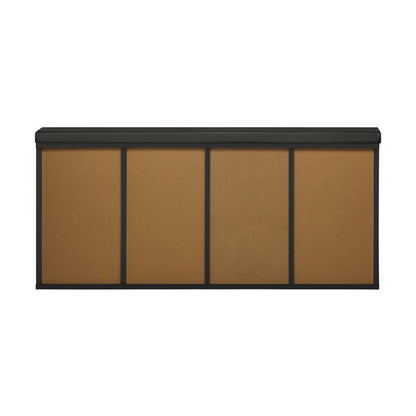 Oikiture Shoe Bench 105cm Shoe Storage Cabinet Orgaiser Rack Storage Shelf Black-Shoe Bench-PEROZ Accessories