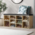 Oikiture Shoe Bench Shoe Storage Rack PU Padded Seat Organiser Cupboard-Shoe Storage Cabinets-PEROZ Accessories