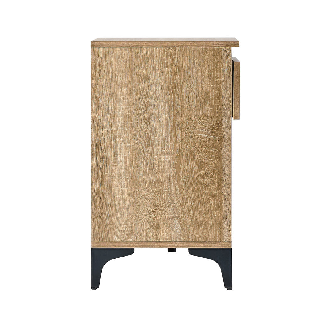 Oikiture Shoe Cabinet Bench Storage Drawer 6 Shelves Polyester Seat-Shoe Storage Cabinet-PEROZ Accessories