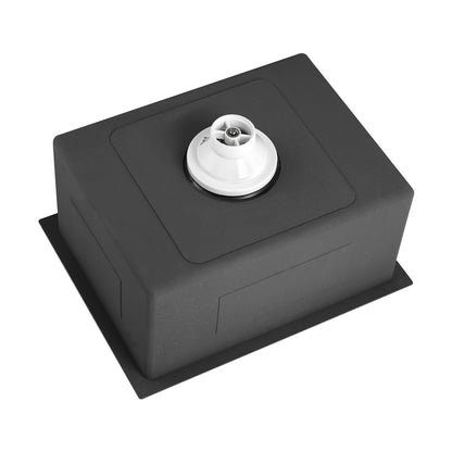 Welba Kitchen Sink 38X44CM Stainless Steel Single Bowl Basin With Waste Silver-Stainless Steel Sink-PEROZ Accessories