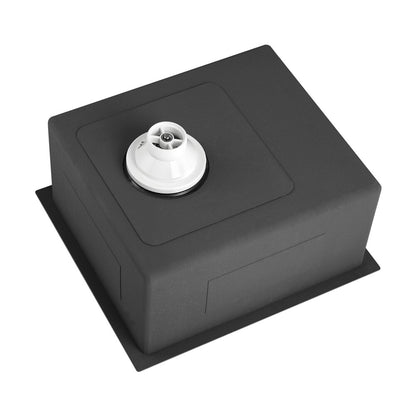 Welba Kitchen Sink 44X44CM Stainless Steel Single Bowl Basin With Waste Silver-Stainless Steel Sink-PEROZ Accessories