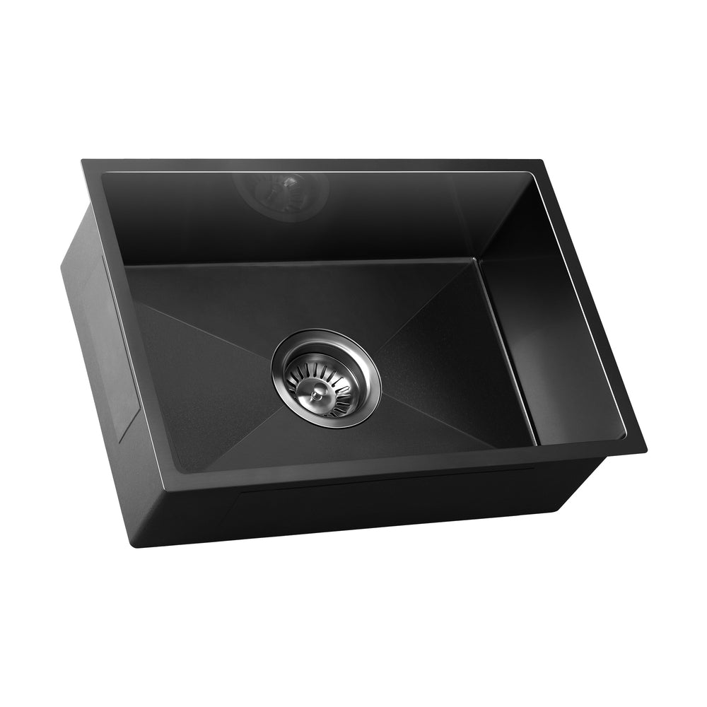 Welba Stainless Steel Sink Single Under/Top/Flush Mount 45X30CM-Stainless Steel Sink-PEROZ Accessories