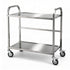 Cefito 2-Tier Stainless Steel Kitchen Trolley with Wheels 84x56x98cm-Furniture > Dining > Kitchen Sinks-PEROZ Accessories