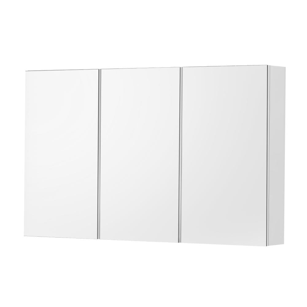 Welba Bathroom Mirror Cabinet Vanity Medicine Wall Shaving Storage 1200mmx720mm-Entertainment Unit-PEROZ Accessories