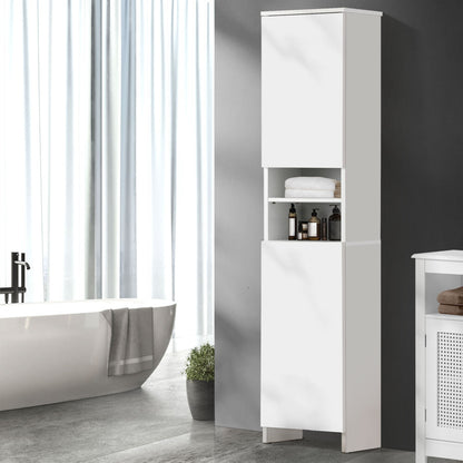 Oikiture Bathroom Cabinet Storage Laundry Tall Slim Toilet Cupboard Furniture-Bathroom Storage-PEROZ Accessories