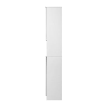Oikiture Bathroom Cabinet Storage Laundry Tall Slim Toilet Cupboard Furniture-Bathroom Storage-PEROZ Accessories