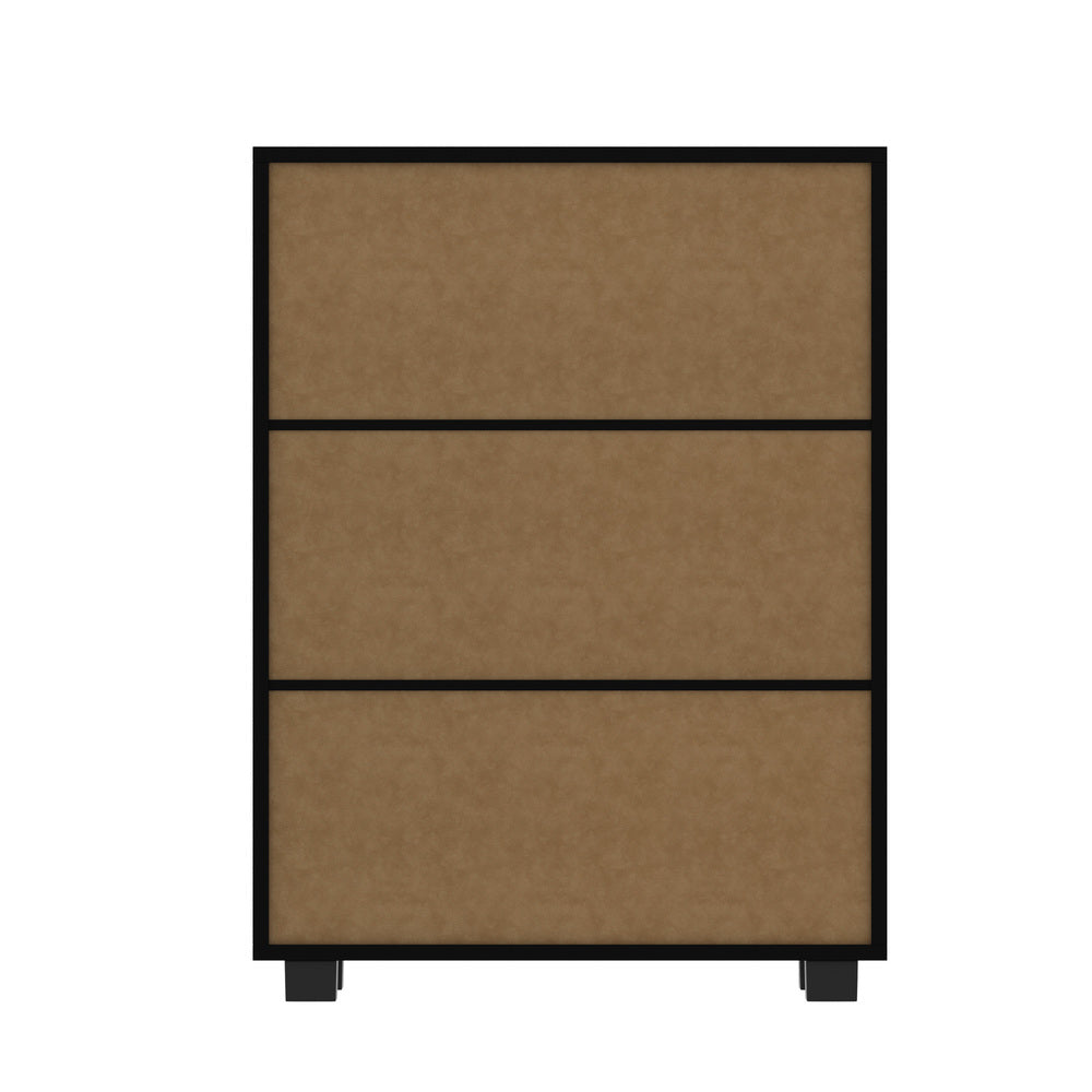 Oikiture Storage Cabinet Buffet Sideboard 2 Door Black-Storage Cabinet-PEROZ Accessories