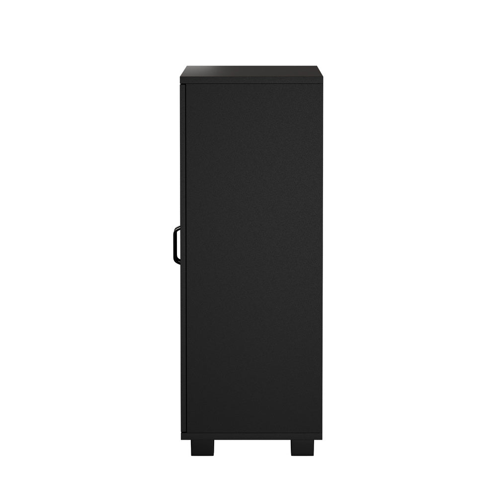 Oikiture Storage Cabinet Buffet Sideboard 2 Door Black-Storage Cabinet-PEROZ Accessories