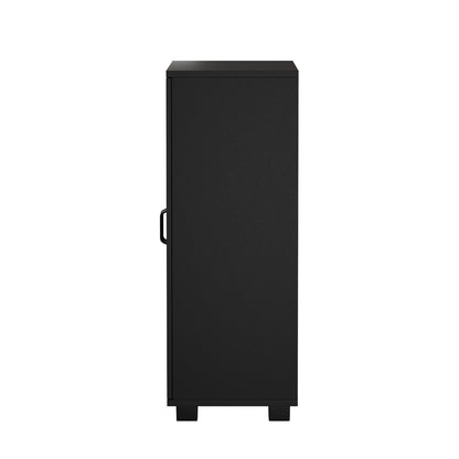 Oikiture Storage Cabinet Buffet Sideboard 2 Door Black-Storage Cabinet-PEROZ Accessories