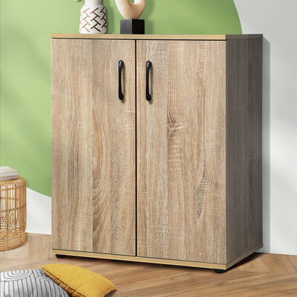 Oikiture Bathroom Storage Cabinet Sideboard Freestanding Cupboard Organiser-Sideboards-PEROZ Accessories