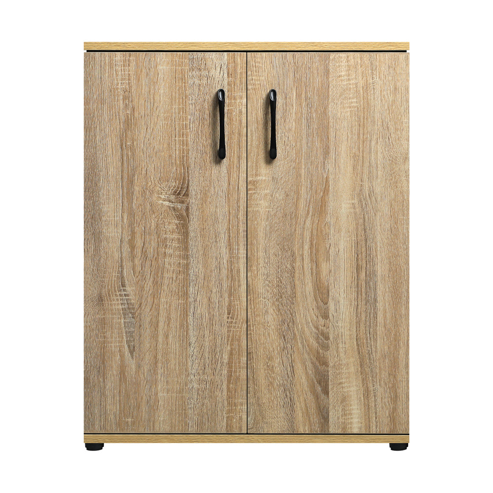 Oikiture Bathroom Storage Cabinet Sideboard Freestanding Cupboard Organiser-Sideboards-PEROZ Accessories