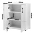 Oikiture Bathroom Cabinet Storage Sideboard Freestanding Cupboard Organiser-Sideboards-PEROZ Accessories