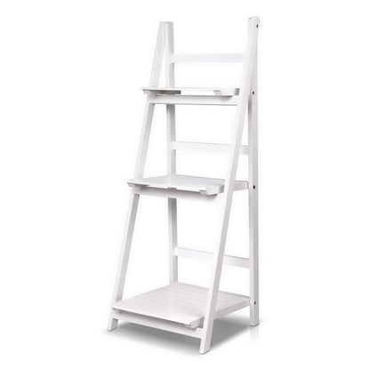 Artiss Bookshelf Corner Shelf 3 Tiers - ZANE White-Furniture &gt; Office-PEROZ Accessories