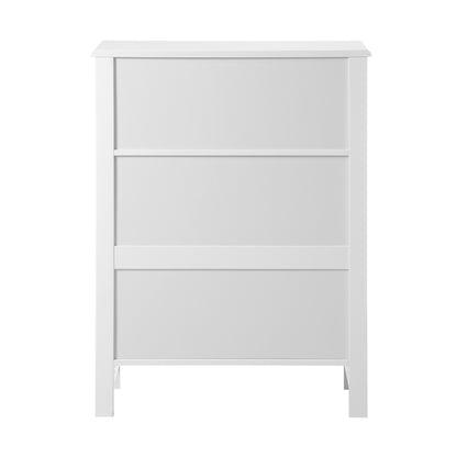 Oikiture Bathroom Cabinet Two Rattan Door White-Bathroom Cabinets-PEROZ Accessories