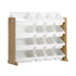 Oikiture 16 Bins 4-Tier Kids Toy Organiser Storage Rack-Kid Storage-PEROZ Accessories