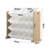 Oikiture 16 Bins 4-Tier Kids Toy Organiser Storage Rack-Kid Storage-PEROZ Accessories