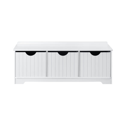 Oikiture Kids Toy Storage Box Organiser Seating Bench-Kid Storage-PEROZ Accessories