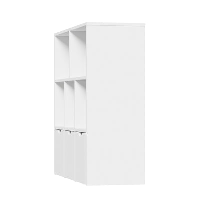 Oikiture Kids Storage Organiser Cabinet With Removable Box White-Kid Storage-PEROZ Accessories