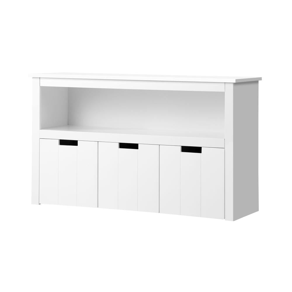 Oikiture Wooden Kids Toy Storage Cabinet Bookshelf With Portable Storage Box-Kid Storage-PEROZ Accessories