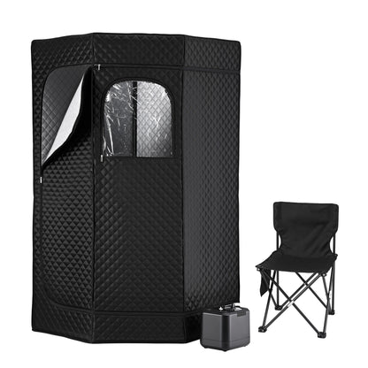 Devanti Portable Steam Sauna Tent 1000W 3L Steamer Pot Full Body Home SPA Timer-Appliances > Kitchen Appliances > Speciality Appliances-PEROZ Accessories