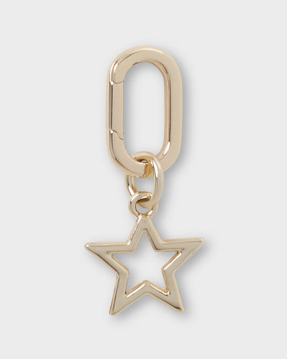 Star Charm With Oval Hinge Ring Clip-Accessories-PEROZ Accessories