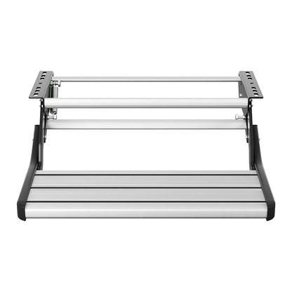 Weisshorn Manual Pull Out Caravan Step Folding RV Entry Stair 200KG Capacity Non-Slip Aluminium-Auto Accessories > Auto Accessories Others > Automotive Loading Ramps-PEROZ Accessories