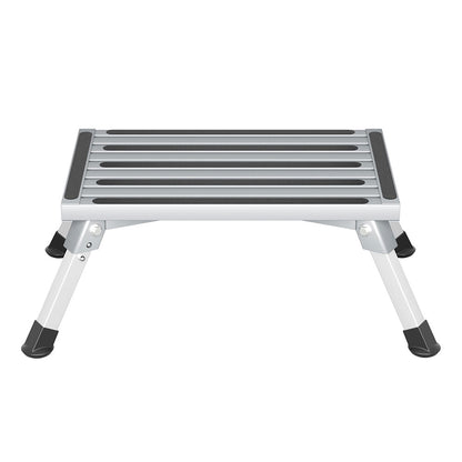 Weisshorn Caravan Step Folding Aluminium Step Ladder Stool-Outdoor Recreation &gt; Camping &gt; Camp Furniture-PEROZ Accessories