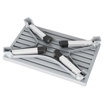 Weisshorn Caravan Step Folding Aluminium Step Ladder Stool-Outdoor Recreation &gt; Camping &gt; Camp Furniture-PEROZ Accessories