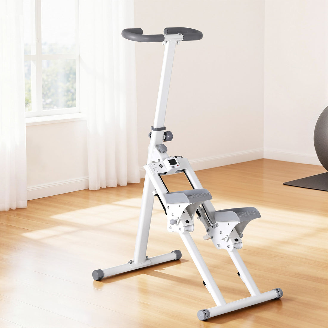 Everfit Step Machine Stair Climber for Home Gym Exercise Foldable LED Display Adjustable Handlebar-Sports &amp; Fitness > Exercise, Gym &amp; Fitness > Gym &amp; Training Step-PEROZ Accessories