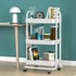 Artiss Storage Trolley Kitchen Cart 3 Tiers Rack Shelf Organiser Wheels White-Home & Garden > Storage-PEROZ Accessories