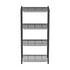 Artiss 4-Tier Shelving Unit Adjustable Garage Storage Shelves Kitchen Rack Steel-Furniture > Dining > Kitchen & Dining Trolleys-PEROZ Accessories