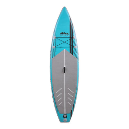 Weisshorn Stand Up Paddle Board 10.5ft Inflatable SUP Surfboard Paddleboard Kayak Surf Green-Outdoor Recreation &gt; Boating &gt; Paddleboards-PEROZ Accessories