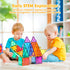 Playpals Kids Magnetic Tiles Blocks Building Educational Toys 100PCS-Kid Building Toys-PEROZ Accessories