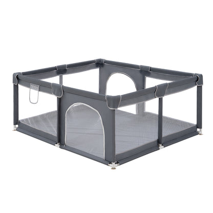 Playpals Kids Playpen Baby Safety Gate 2 Door 150x180cm-Kid Playpens-PEROZ Accessories