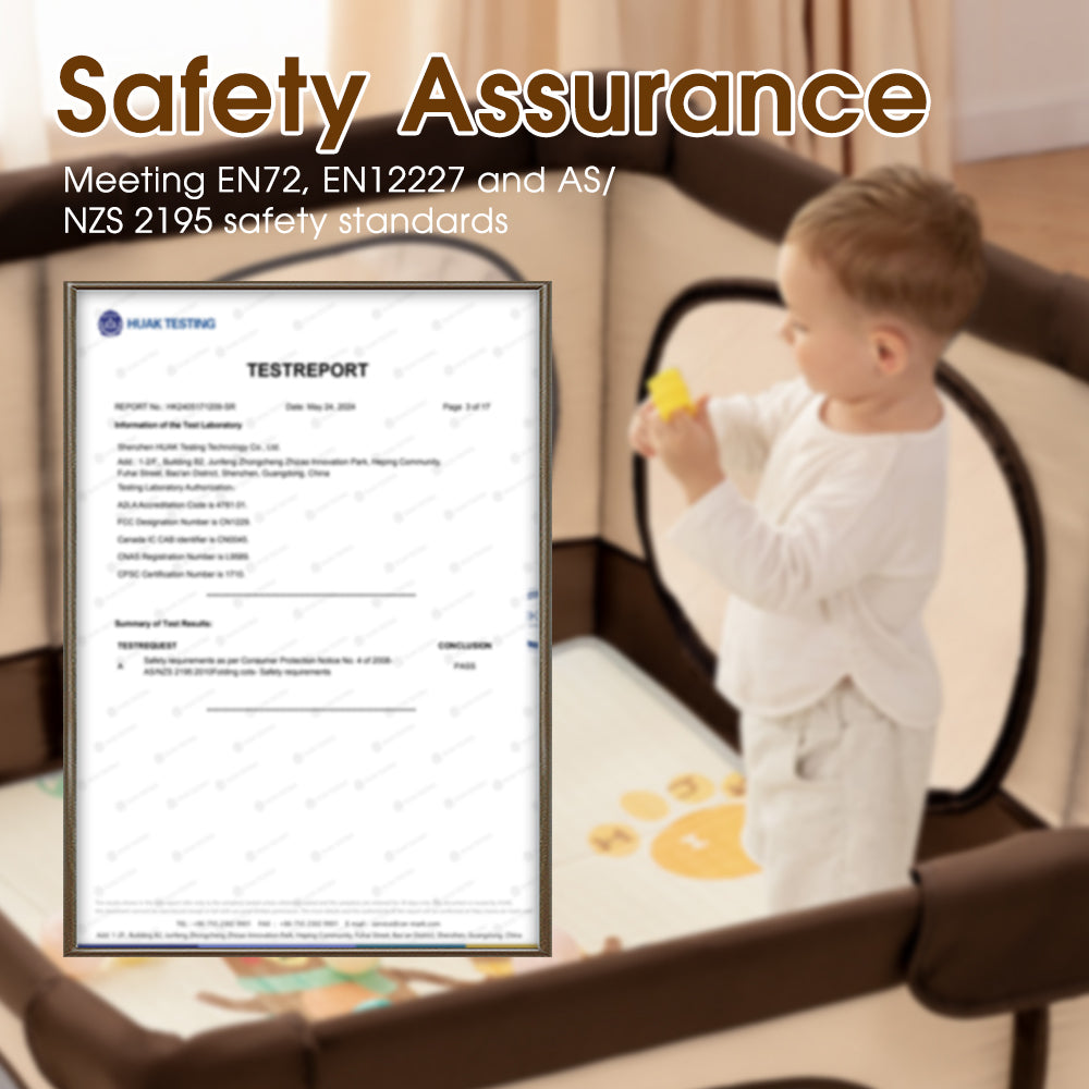 Playpals Baby Playpen Kids Safety Gate 150x180cm-Kid Playpens-PEROZ Accessories