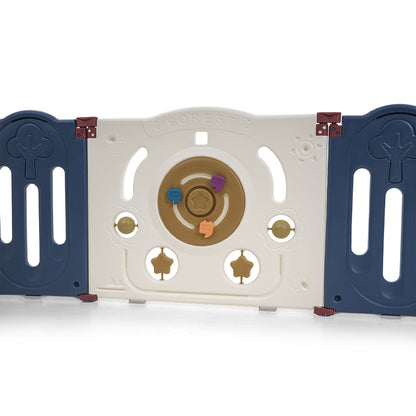 Playpals Kids Playpen Baby Safety Gate Toddler Fence 14 Panels-Kid Playpens-PEROZ Accessories