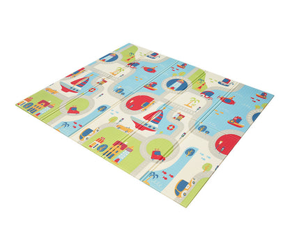 Playpals Kids Play Mat Double Folding Pad XPE Foam Non-slip Carpet-Kid Play Mat-PEROZ Accessories