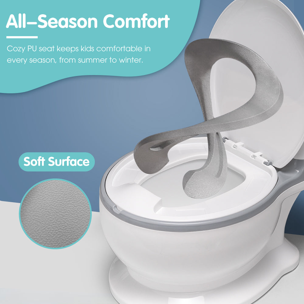 Playpals Kids Potty Trainer Seat Child Toilet Training Non-Slip-Kid Potty Seat-PEROZ Accessories